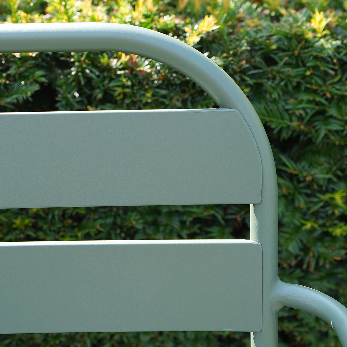 banc de jardin vert alu