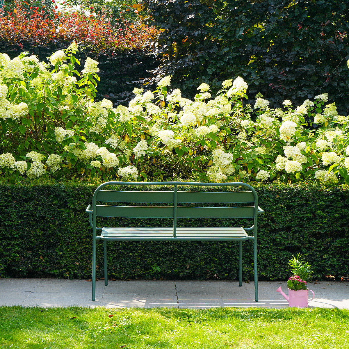 banc en alu vert