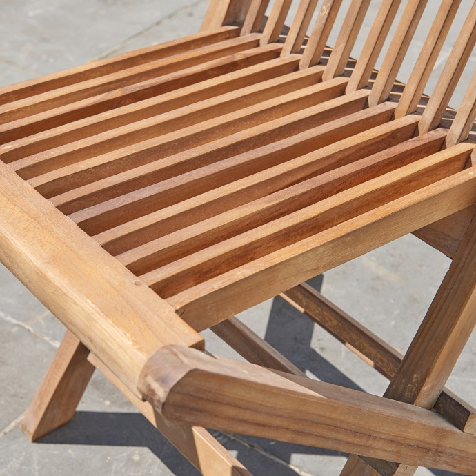 Chaise de jardin en bois sofia wilsa garden