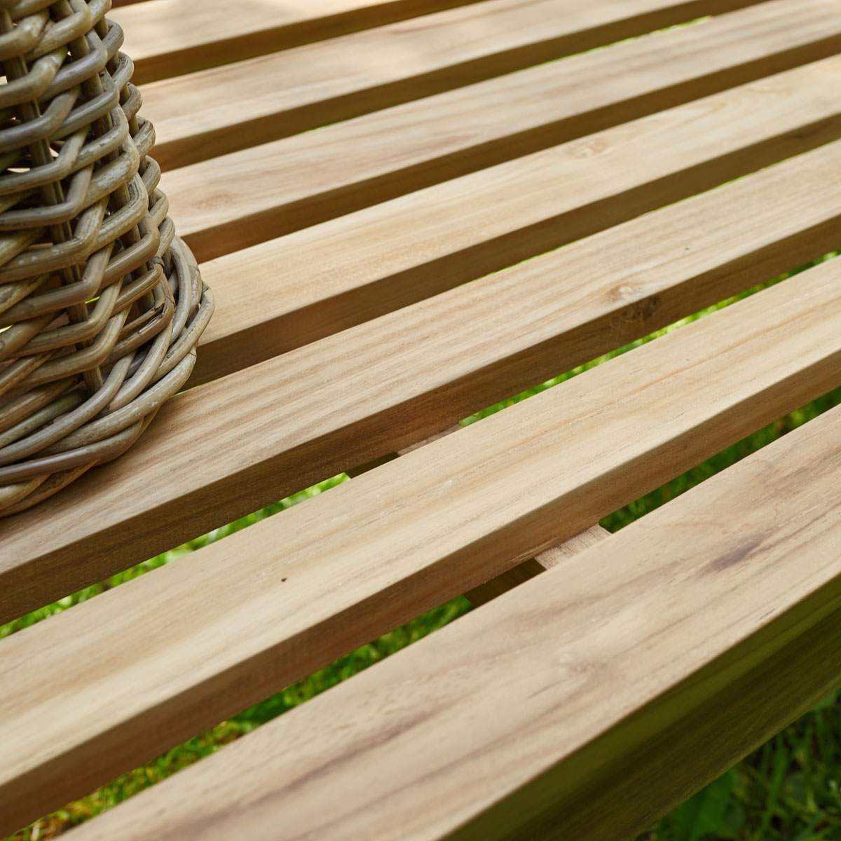 700038 Banc en teck BLOOM Banc en teck massif