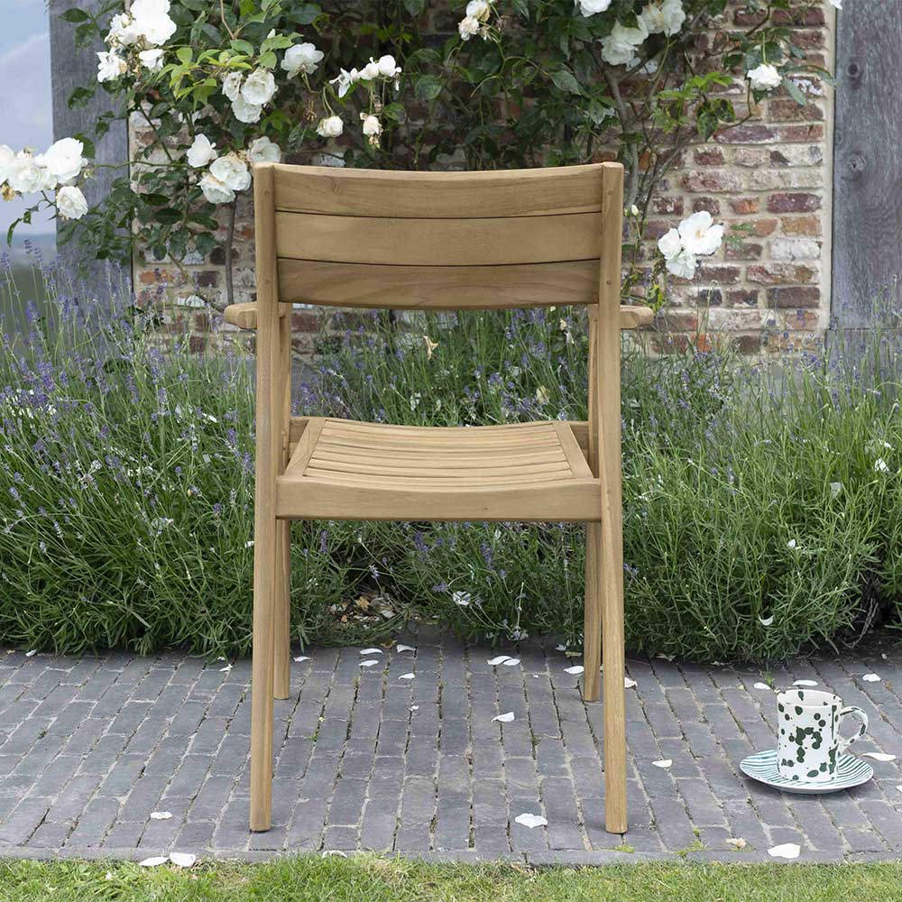 fauteuil de jardin en teck