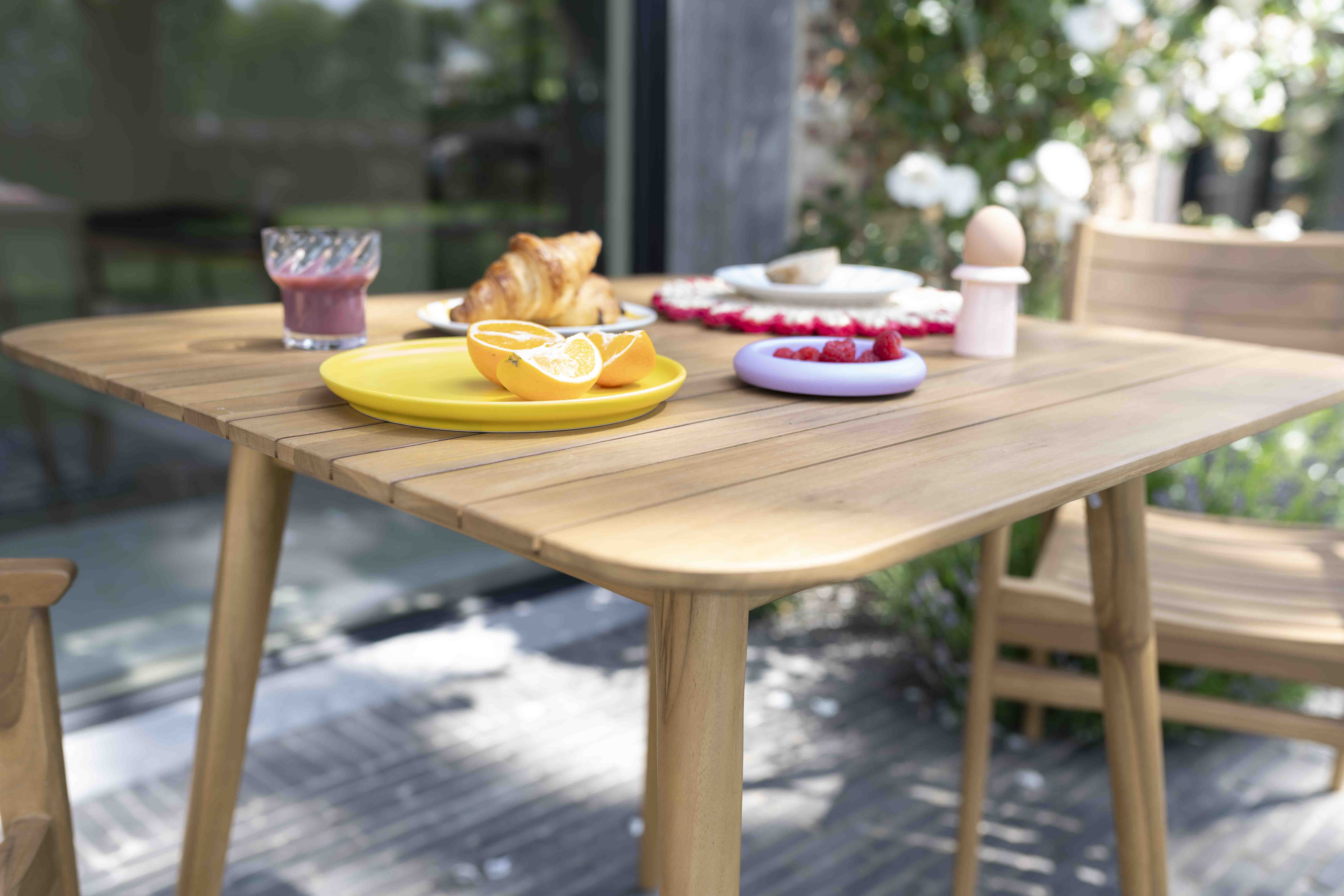 800036 (4) NAPLES Petit salon de jardin en bois de teck 2 personnes NAPLES wilsa garden