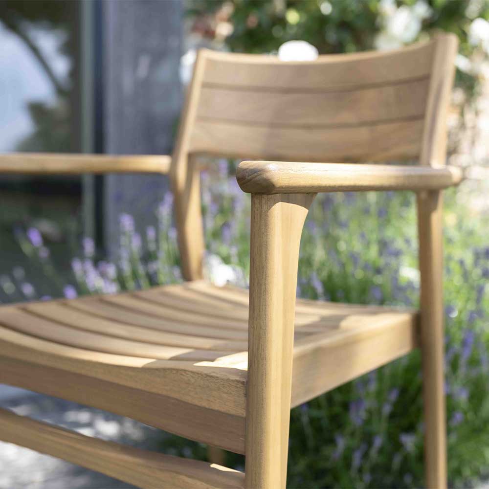 chaise de jardin en teck