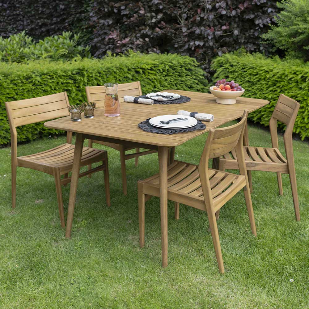 salon de jardin bois massif