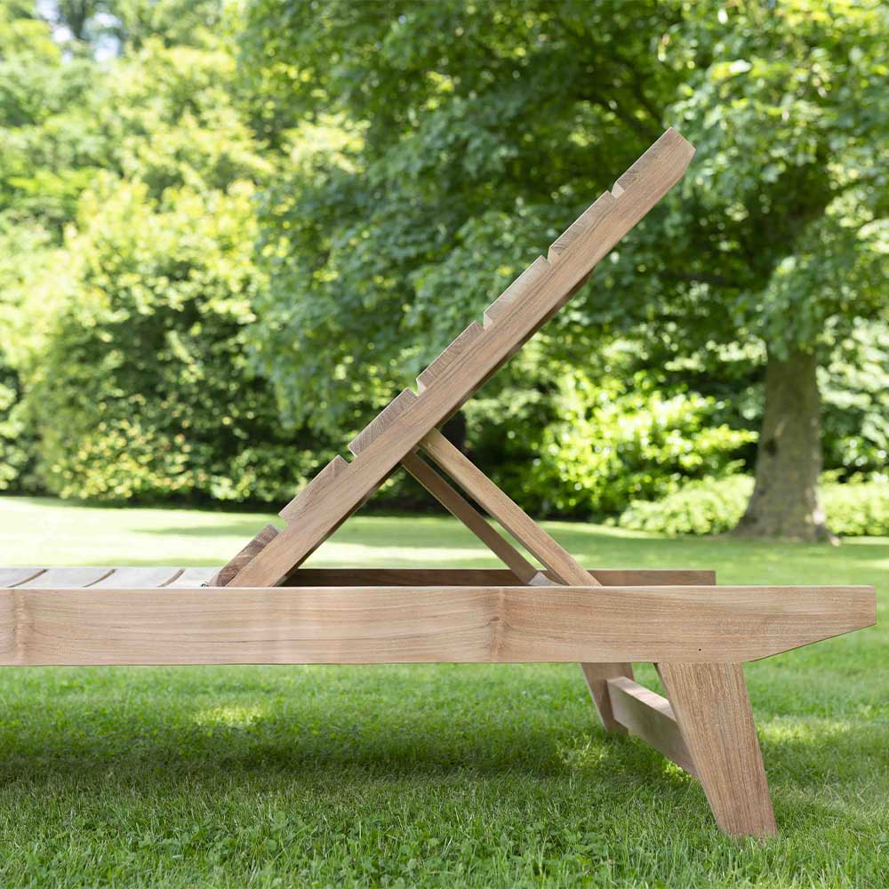 bain de soleil en teck