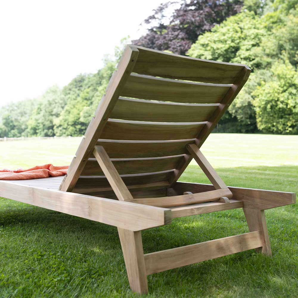 bain de soleil en bois