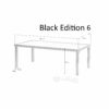 Table BLACK EDITION 6 Mobilier Alu Wilsa Garden