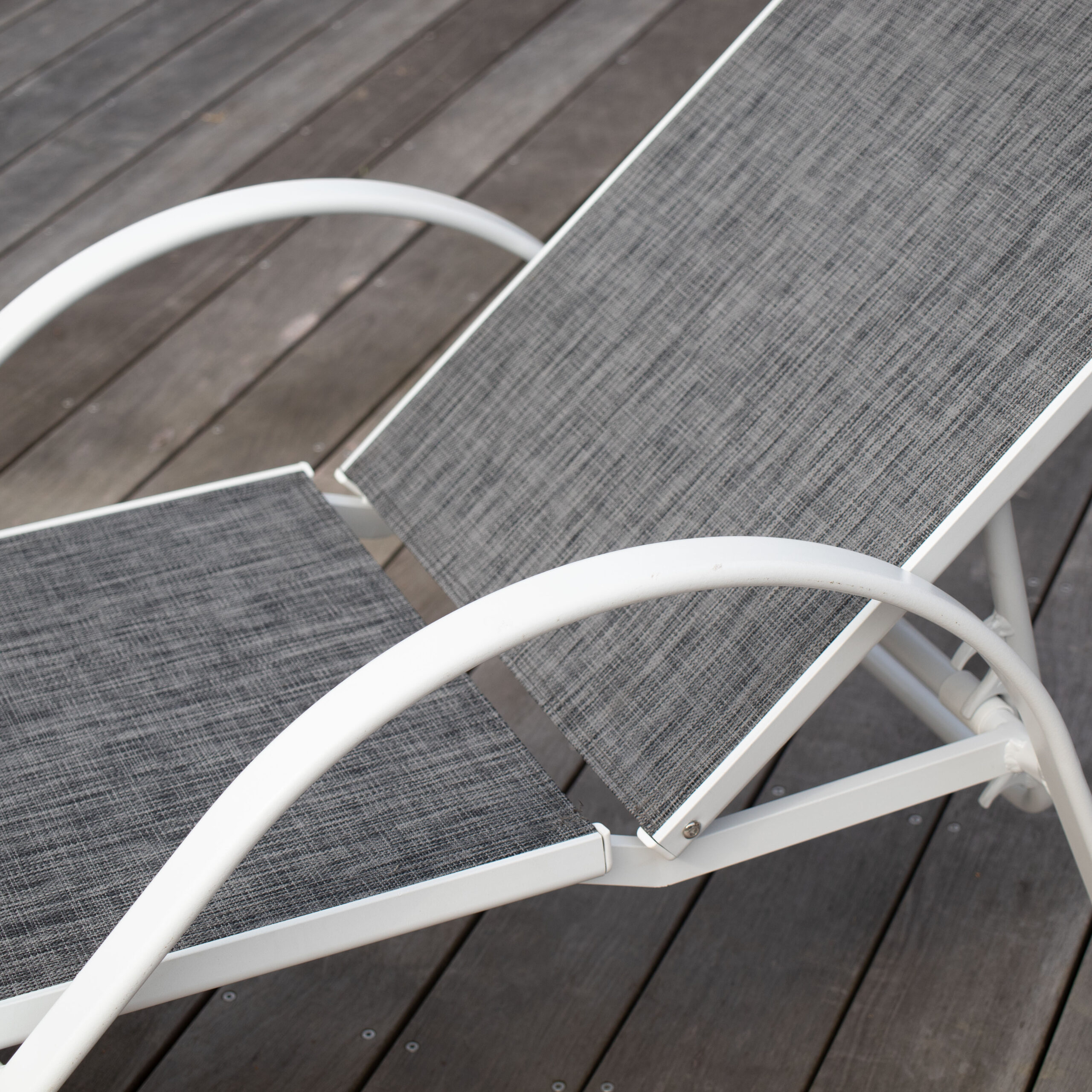 Bain de soleil SUNSET blanc 601029 Bain de soleil alu blanc