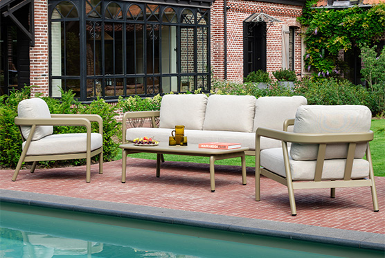 Salon de jardin aluminium