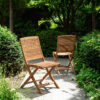 Chaise de jardin en acacia pliante PRAIA