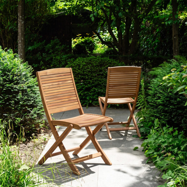 Chaise de jardin en acacia pliante PRAIA